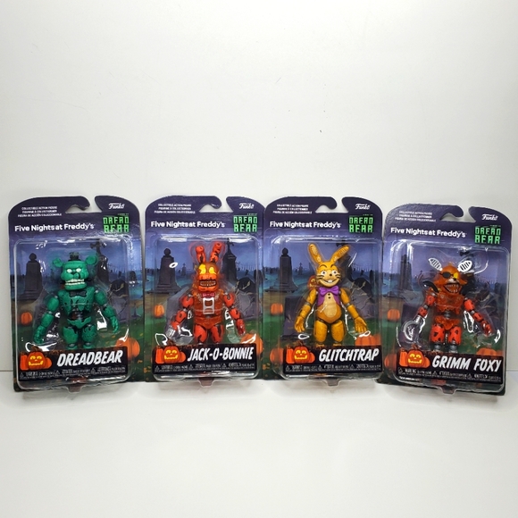 Five Nights at Freddy's Curse of Dreadbear - Funko Action Figures - Set of 4 - Picture 1 of 7